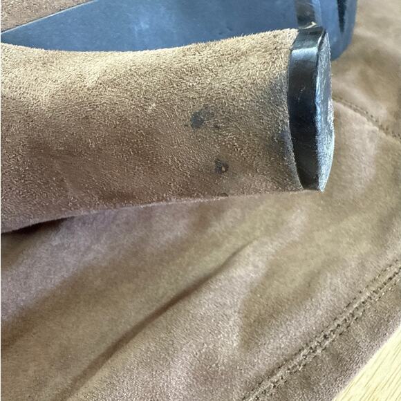 Cape Robbin MONA 1 Faux Suede Thigh Knee High Heel Boots Color Brown SZ 10 - Picture 4 of 5